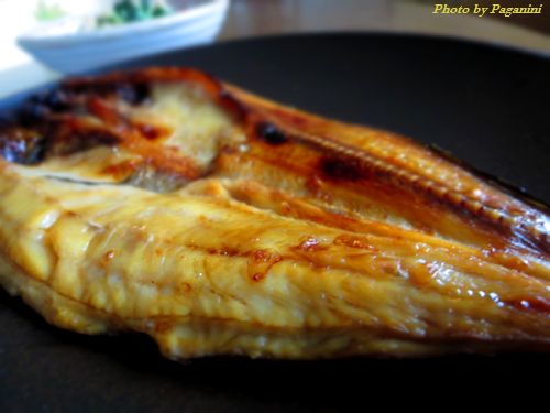 grilled hokke-fish