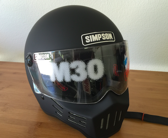 シンプソンm30ヘルメット