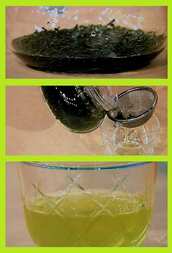 氷水出し緑茶をいれる方法
