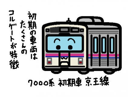 京王電鉄 7000系 初期車 京王線