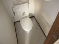 埼玉県所沢市　　空き室賃貸物件原状回復１Ｋ全体ハウスクリーニング　トイレ清掃　作業完了後　１