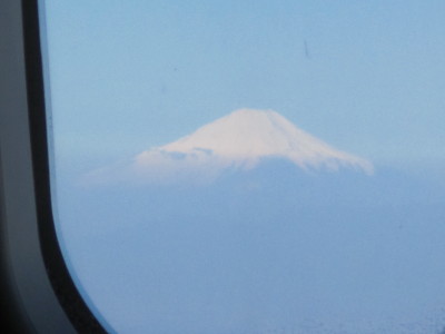 人生初の生富士山