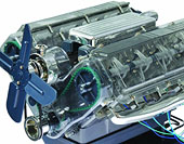 Haynes V8エンジン 電動組立キット 機構再現キット